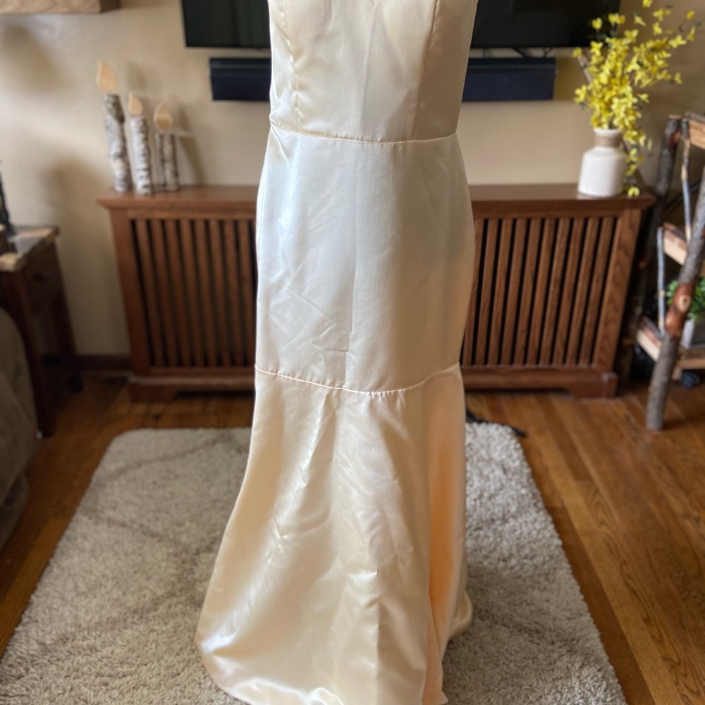 Champagne colored gown